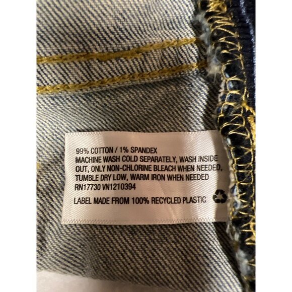 NEW! Isabel Maternity Midi Short Denim Blue Jeans Women's Size 8 - Picture 7 of 10